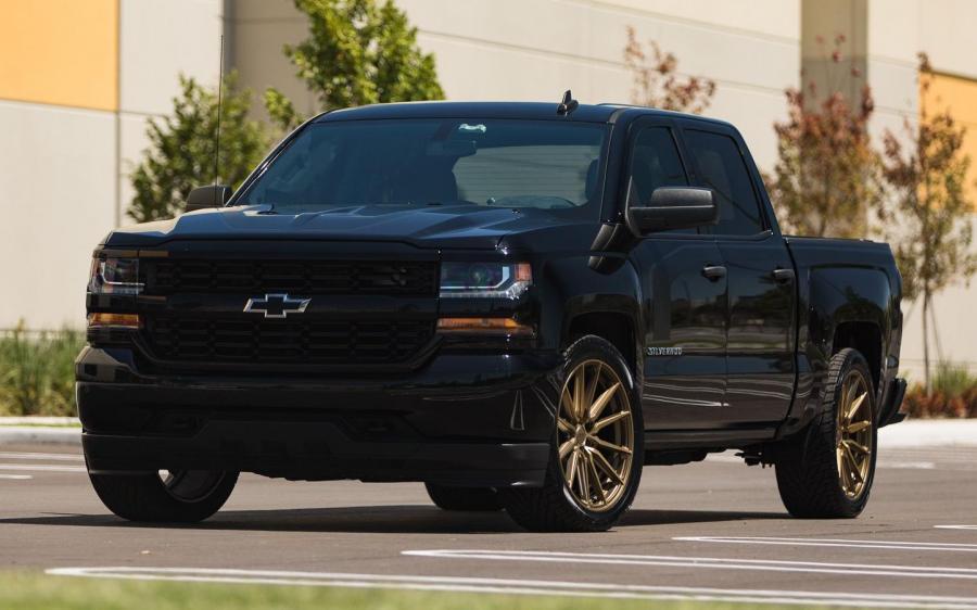 Chevrolet Silverado Double Cab on Vossen Wheels (HF-1) '2019